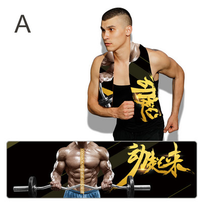 Hideg száraz hűsítő sporttörülköző nyomtatott Quick Dry Erős nedvszívó izzasztó törölköző a fitneszhez