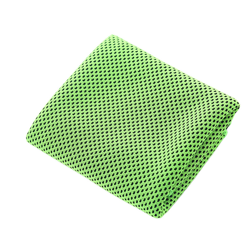 1PC Fitness Fast Cold Sense Спортна кърпа Преносима микрофибърна тъкан Бързосъхнеща ледена кърпа Йога Спортна кърпа на открито