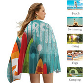 70x150cm Prosop din microfibră cu uscare rapidă Prosop de plajă portabil Poncho Prosop de baie de înot super absorbant pentru sporturi în aer liber înot