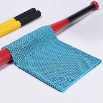 Ice Silk Πετσέτα Αθλητικά Στιγμιαία ψύξη Πετσέτα πάγου Φορητή τσάντα σιλικόνης για ταξίδια σε εξωτερικό χώρο για τρέξιμο για πετσέτες μπάνιου