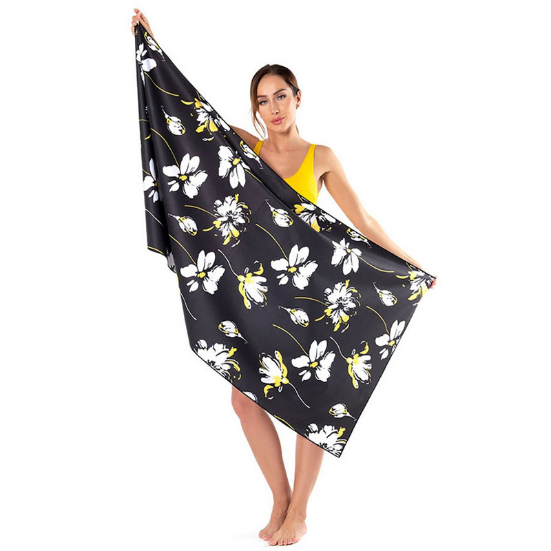 Nagyméretű fürdőlepedők homokmentes gyorsszáraz törölköző nyári úszás jóga fitnesz úszótörölköző szörf poncsó mikroszálas fürdőlepedő