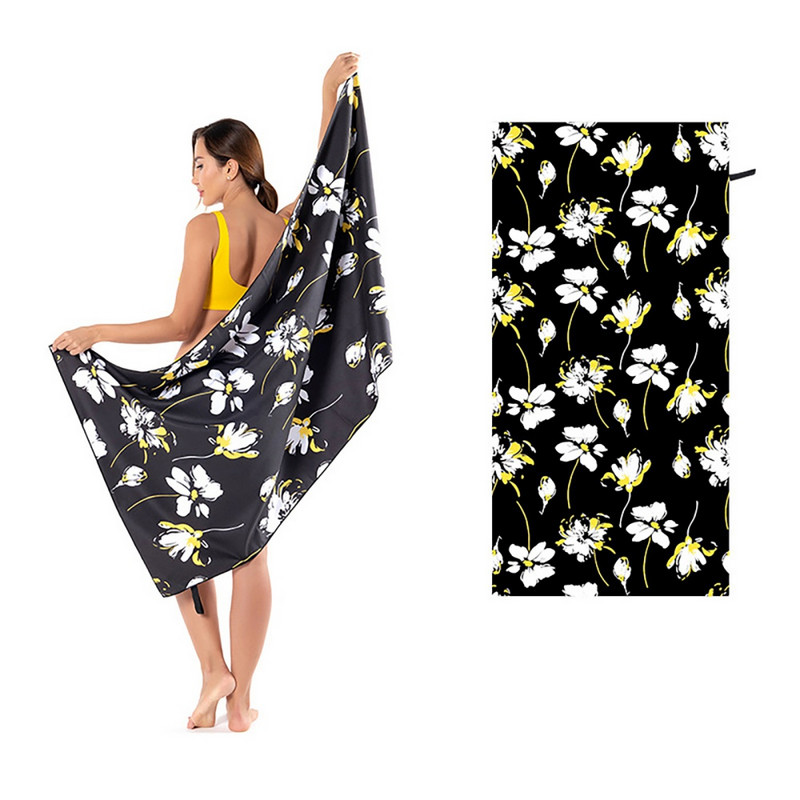 Nagyméretű fürdőlepedők homokmentes gyorsszáraz törölköző nyári úszás jóga fitnesz úszótörölköző szörf poncsó mikroszálas fürdőlepedő