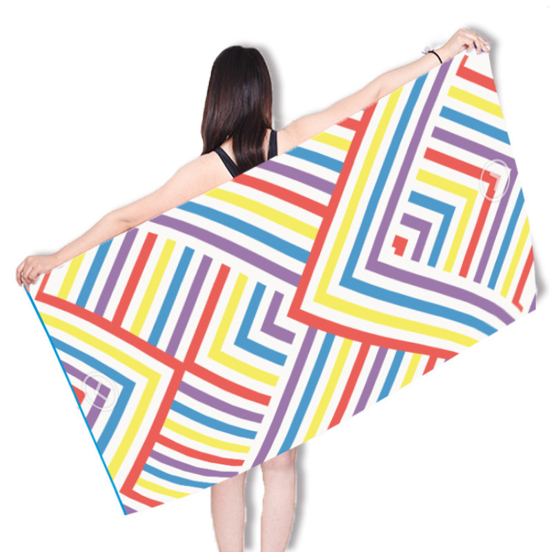 4 stiilis rannarätikud Sport kiiresti kuivav Kiiresti kuivav üliimav, suur ülimugav imav rannarätik täiskasvanutele