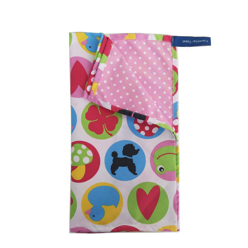 Prosop Zipsoft Roz Prosop gros pentru bebeluși Baie sportivă Piscină cu uscare rapidă pentru copii Fibre pentru plajă Drumeții și camping