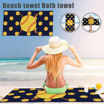 Лятна възглавница Плажна кърпа за плуване Спорт Фитнес Йога Плаж Без микрофибър Суха кърпа Пясък Бърза кърпа за баня Bath140x70 S4W3