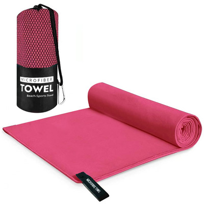 Úszás szabadtéri sport kemping szuper nedvszívó strand, nagy utazáshoz, gyorsan száradó törölköző gyerekeknek, tárolótáskával könnyű