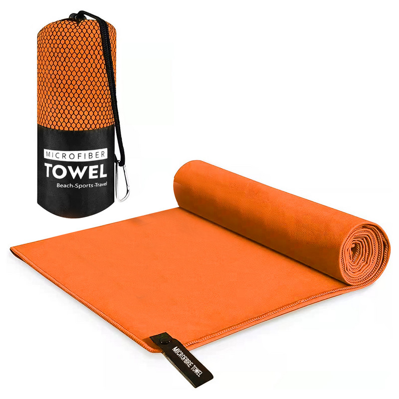 Úszás szabadtéri sport kemping szuper nedvszívó strand, nagy utazáshoz, gyorsan száradó törölköző gyerekeknek, tárolótáskával könnyű