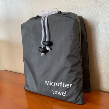 Микрофибърна кърпа за спорт и пътуване с чанта Плажни кърпи Бързосъхнеща баня Къмпинг Кампания Туристически бански Йога постелка 2019 Ново
