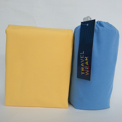 Mikroszálas sport- és utazási törölköző táskával Strandtörölközők Gyorsan száradó fürdő Camping Kampány Turisztikai Fürdőruha Jógaszőnyeg 2019 Új