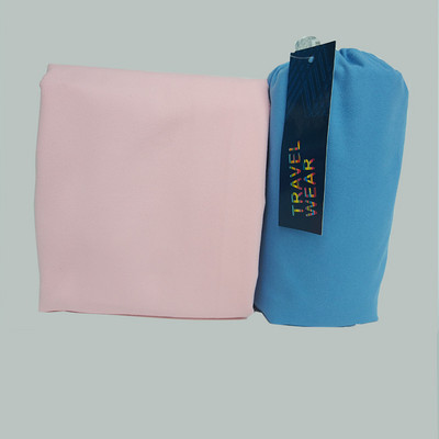 Mikroszálas sport- és utazási törölköző táskával Strandtörölközők Gyorsan száradó fürdő Camping Kampány Turisztikai Fürdőruha Jógaszőnyeg 2019 Új