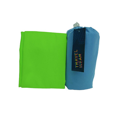 Mikroszálas sport- és utazási törölköző táskával Strandtörölközők Gyorsan száradó fürdő Camping Kampány Turisztikai Fürdőruha Jógaszőnyeg 2019 Új