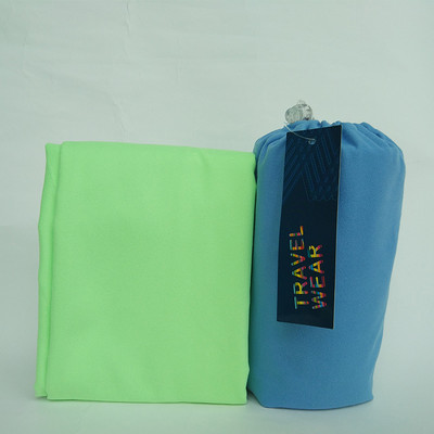 Mikroszálas sport- és utazási törölköző táskával Strandtörölközők Gyorsan száradó fürdő Camping Kampány Turisztikai Fürdőruha Jógaszőnyeg 2019 Új