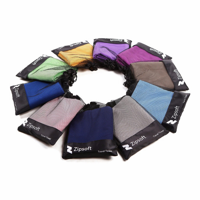 Zipsoft Strandtörölközők Takaró Nagy Ultrakönnyű Gyorsan Száraz Swede Bath Mikroszálas fürdőruha Sport Hajszárító Serviette Plage