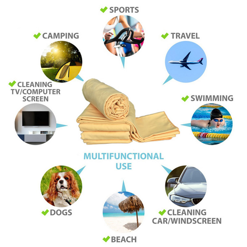 Zipsofti rannarätik mikrofiibrist kollane kiiresti kuivav juustele näovannirätikud, kerge, pehme, antimikroobne joogamatt, ujumismatt 2019