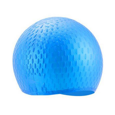 Μακριά μαλλιά Γυναικείο σκουφάκι κολύμβησης Εξαιρετικά μεγάλο καουτσούκ από σιλικόνη για κορίτσια Εξοπλισμός καπέλο πισίνας Επαγγελματικά σκουφάκια κατάδυσης