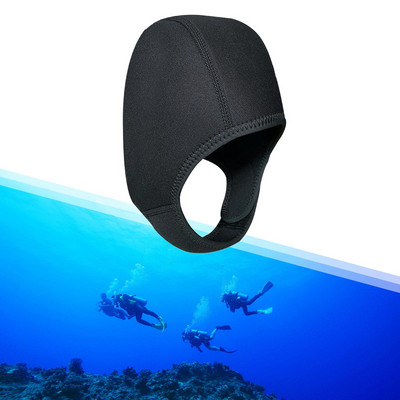 Neoprene 2,5mm Thicken Diving Winter Swimming Protect Προστασία αυτιών Καπέλα Καπέλα Μαγιό Εξοπλισμός για άνδρες γυναίκες