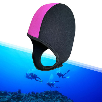 Neoprene 2,5mm Thicken Diving Winter Swimming Protect Προστασία αυτιών Καπέλα Καπέλα Μαγιό Εξοπλισμός για άνδρες γυναίκες