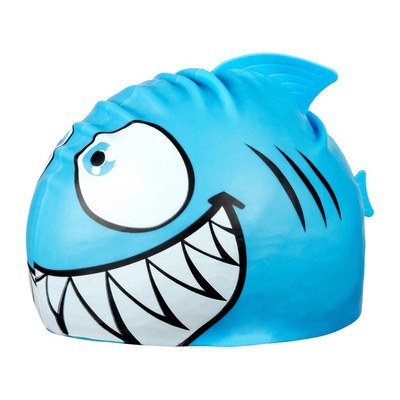 Σκουπάκι κολύμβησης Καπέλο κολύμβησης Cartoon Fish Shark Silicone αδιάβροχο καλοκαιρινό προστατευτικό αυτιών πισίνας για κορίτσι αγόρι μωρό Παιδιά Παιδιά