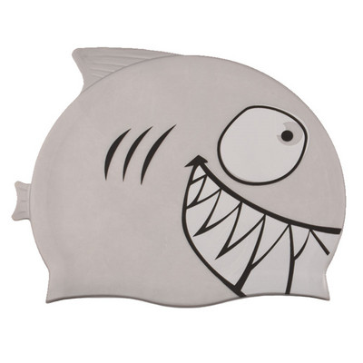 Σκουπάκι κολύμβησης Καπέλο κολύμβησης Cartoon Fish Shark Silicone αδιάβροχο καλοκαιρινό προστατευτικό αυτιών πισίνας για κορίτσι αγόρι μωρό Παιδιά Παιδιά
