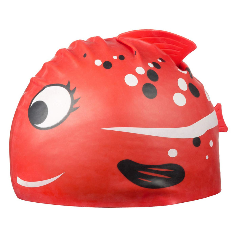 Plaukimo kepurė plaukimo kepurė Animacinis filmukas Žuvis ryklys Silikoninis vandeniui atsparus vasaros baseino ausų apsauga mergaitei berniukui kūdikiui vaikams