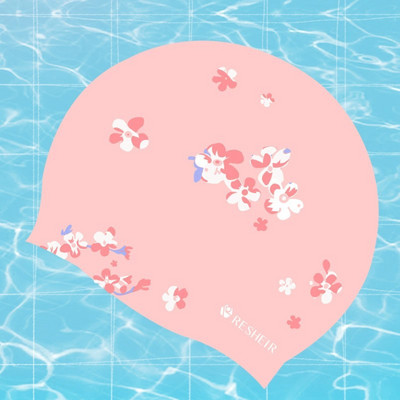 Silikoonist ujumismüts täiskasvanutele ujumismüts, elastne surfimüts, vannimüts, kõrvakaitse, pikkade juustega ujumismüts, basseini tarvik