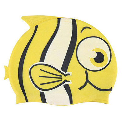 Medence Rajzfilm Állat Elasztikus Kényelmes Szép Szilikon Strandsapka Búvársapka Gyerek úszósapka