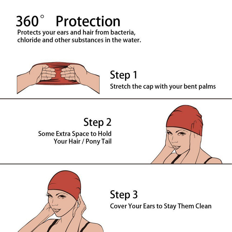 Medence Rajzfilm Állat Elasztikus Kényelmes Szép Szilikon Strandsapka Búvársapka Gyerek úszósapka