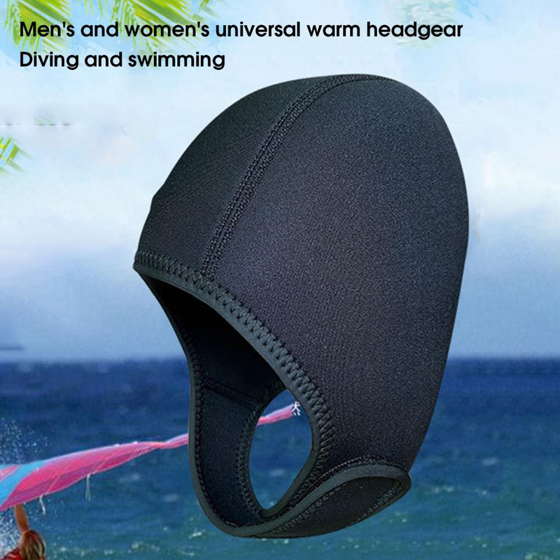 Ujumismüts kloropreenist kummist sukeldumismüts Kerge ja hõlpsasti kantav Praktiline vastupidav, kasulik surfikapuuts
