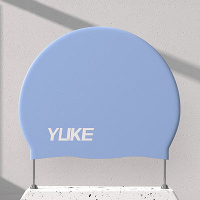 Cască de înot din silicon imprimat cu desene animate, femei, bărbați, impermeabil, păr lung, urechi, protejează șepci de înot pentru fete, copii, lebădă, flamingo