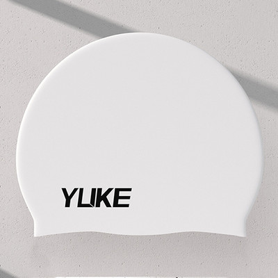 Cască de înot din silicon imprimat cu desene animate, femei, bărbați, impermeabil, păr lung, urechi, protejează șepci de înot pentru fete, copii, lebădă, flamingo