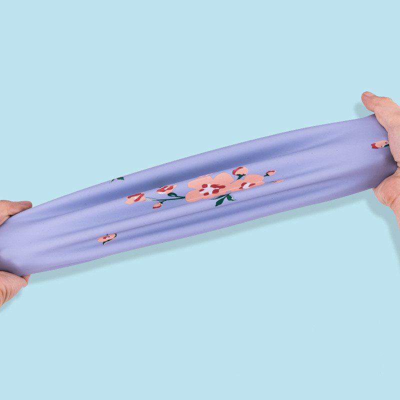 Cască de înot din silicon imprimat cu desene animate, femei, bărbați, impermeabil, păr lung, urechi, protejează șepci de înot pentru fete, copii, lebădă, flamingo