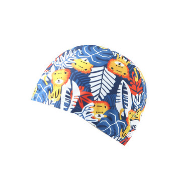 New Kids Swimming Cap Printing Design Girl Boy Cartoon Cute Animals Swim Cap Fashion Baby Swimming είδη Χονδρική