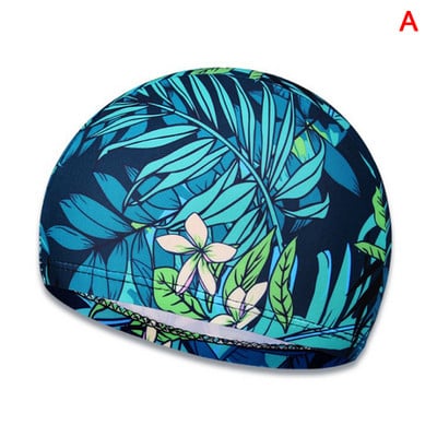 2022 Νέο μαλακό σκουφάκι κολύμβησης Αδιάβροχο και πτυσσόμενο καπάκι για αυτί με μακριά μαλλιά Καπάκι πισίνας Αθλητικό καπάκι μπάνιου