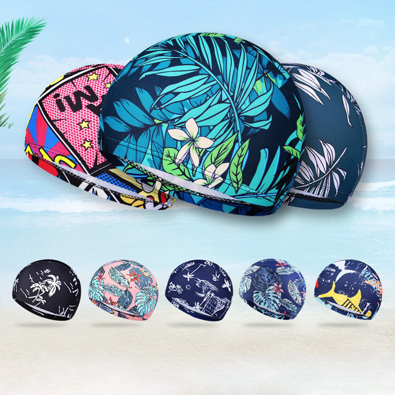 2022 Νέο μαλακό σκουφάκι κολύμβησης Αδιάβροχο και πτυσσόμενο καπάκι για αυτί με μακριά μαλλιά Καπάκι πισίνας Αθλητικό καπάκι μπάνιου