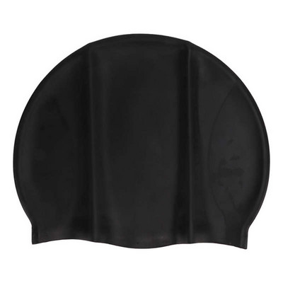 Pikkade juustega ujumismüts, trükitud veekindel, libisemisvastase triibuga silikoonist ujumismüts täiskasvanutele