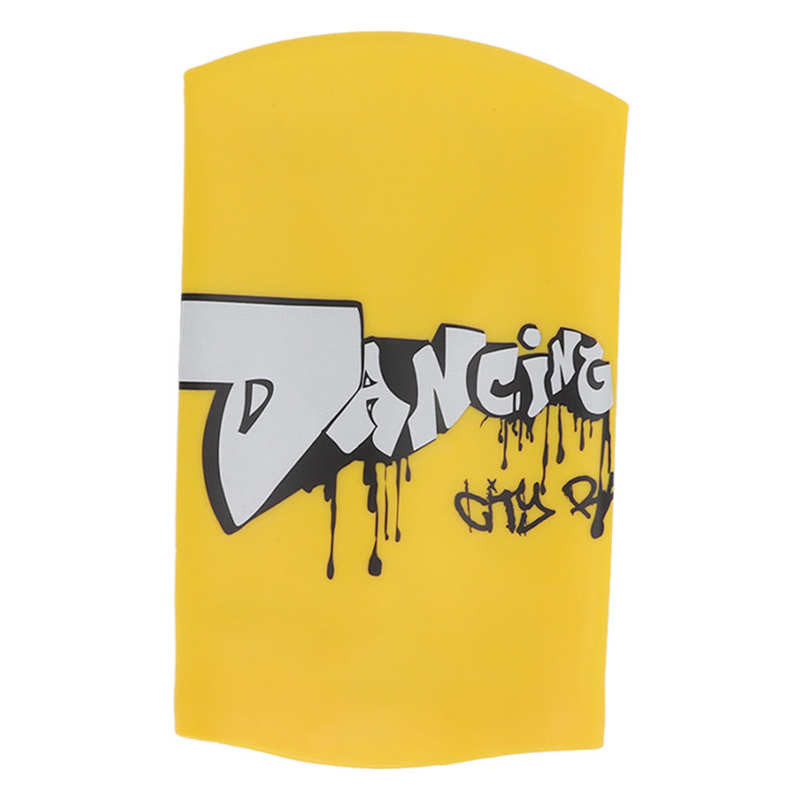 Pikkade juustega ujumismüts, trükitud veekindel, libisemisvastase triibuga silikoonist ujumismüts täiskasvanutele