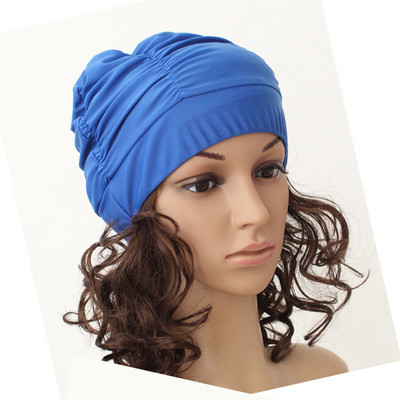 Doamnă sexy doamnă fată șal cu păr lung șal de duș elastic șal elastic șal de înot șal de înot sport de plajă șal de înot pliabil șap de înot mare