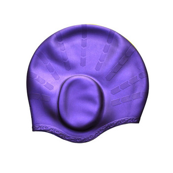 ear protect σκουφάκι κολύμβησης καπέλα σιλικόνης αδιάβροχα ελαστικά ελεύθερου μεγέθους εξοπλισμός πισίνας ενηλίκων καλής ποιότητας 6 χρώματα επιλέξτε B43002