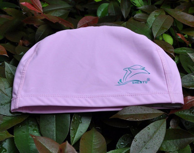 PU материал плувна шапка Силиконова шапка Водоустойчива еластична плувна шапка със свободен размер за мъже и жени 5 цвята супер лека B43001