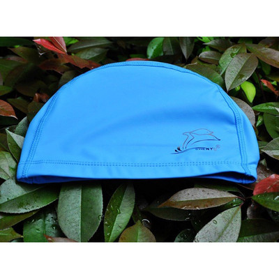 PU материал плувна шапка Силиконова шапка Водоустойчива еластична плувна шапка със свободен размер за мъже и жени 5 цвята супер лека B43001