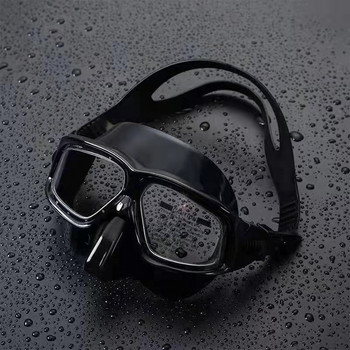 Μάσκα κατάδυσης Εξοπλισμός μάσκας μάσκας κολύμβησης με αναπνευστήρα με αντιθαμβωτικούς φακούς με δωρεάν καθρέφτη κατάδυσης