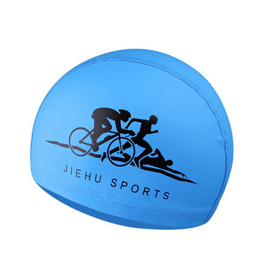 Tasuta ujumismütsid meeste naiste elastsed nailonist kõrvakaitsed pikkade juustega basseinimütsid üliõhukesed ujumismütsid