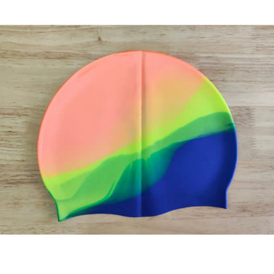 Felnőtt úszósapka férfi női elasztikus vízálló szilikon úszómedence sapka fülvédő hosszú haj sport színes tizenéves búvársapka