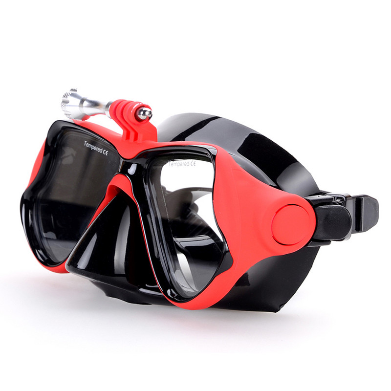 Sukeldumismask Gopro kinnitusega kaamerale Gopro Hero Hd 4,3+,3,2,1, Sj4000 Sj5000 Camera Go Pro
