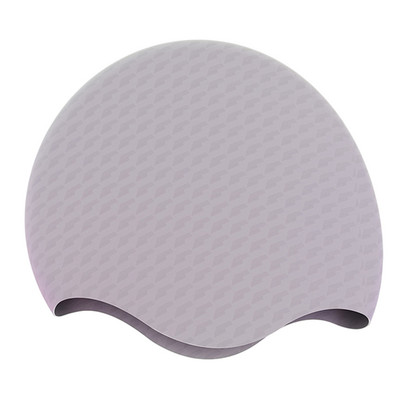 Силиконова шапка за плуване Водоустойчива лятна шапка за басейн Удобна еластична защита на ушите Дълга коса Калъф за шапка за гмуркане за жени Мъже