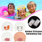1 buc 22,5 * 19,5 * 19 cm șapcă de înot din silicon animal pentru înot înot pentru copii șapcă pentru piscină Accesorii pentru echipament de înot G7L5