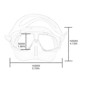 Маска за гмуркане с шнорхел против изтичане, широк изглед, очила за гмуркане, инструмент за гмуркане с шнорхел