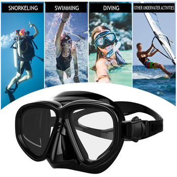 Μάσκα κατάδυσης Γυαλιά κολύμβησης Κατάδυση για κολύμβηση με αναπνευστήρα Εξοπλισμός γυαλιού σκληρυμένο σκληρυμένο γυαλί για κολύμβηση Κατάδυση με αναπνευστήρα