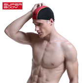 Șapcă de înot pentru bărbați Superbody Brand, șapcă de înot rezistentă la apă, contractată pentru urechi, șepci confortabile