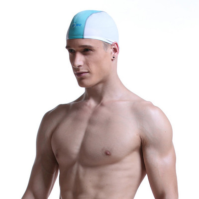 Șapcă de înot pentru bărbați Superbody Brand, șapcă de înot rezistentă la apă, contractată pentru urechi, șepci confortabile